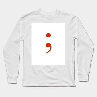 Semicolon Long Sleeve T-Shirt